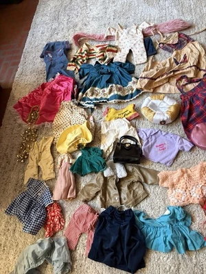 Vintage Large Lot Of Doll Clothing Miscellaneous Items Dy Dee Pajamas? - Image 1 of 4
