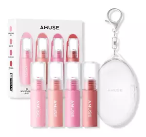 AMUSE Jel-Fit Tint Mini 1.3g x 4 Pcs + Keyring Set K-Beauty - Picture 1 of 6