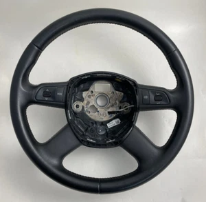 Multifunktionslenkrad Leder Audi A6 4F C6 4F0419091DB 1KT soul / schwarz - Bild 1 von 12