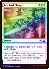 Inspired Charge FOIL Core Set 2019 / M19 NM White Common MAGIC CARD ABUGames