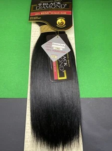 BLACK DIAMOND Echthaar gewebt_NATUR_PERM_10"_#1 - Bild 1 von 3