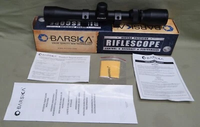 Mira para rifle Barska 3-9 x 32 mm "Plinker", nueva en caja con papeleo Foto 1 de 4