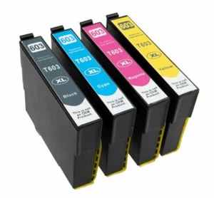 KIT 4 CARTUCCE EPSON T603XL 603 XL WorkForce WF2810 WF-2830 WF-2850 XP-2100 - Foto 1 di 1