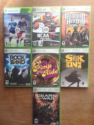 XBOX 360 7 GAMES LOT BUNDLE (USED ONLY ONCE) GREAT CONDITION - Image 1 of 3