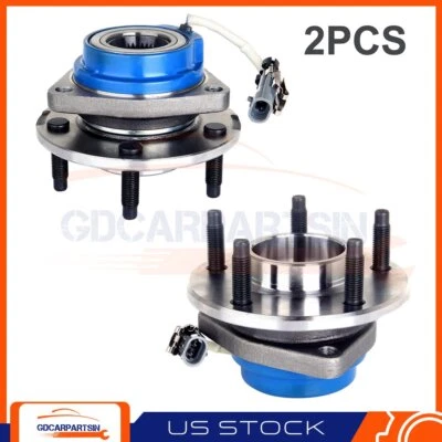 Juego (2) Conjunto de cojinete de cubo de rueda delantera tracción delantera para Chevrolet Impala Buick Lacrosse Foto 1 de 4