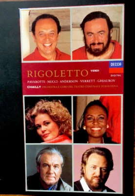 Vintage  Rigoletto Verdi Decca 2 Cassette Box Set - Image 1 of 3