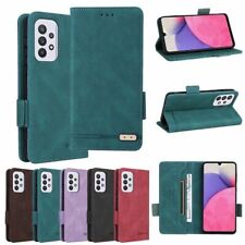 Leather Wallet Phone Case For Samsung S22 Ultra A12 A13 A53 A73 5G Z Fold 3