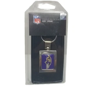 NFL Premium Domed Key Ring Baltimore Ravens - Picture 1 of 3