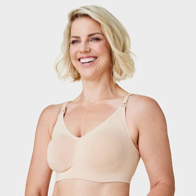 2X - Bravado! Designs Womens Body Silk Seamless Nursing Bra - Butterscotch - Image 1 of 4