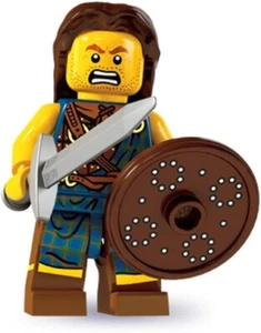 LEGO Minifigure Series 6 - Highland Battler with stand (missing sword/shield) - Picture 1 of 2