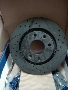 Dischi Freno FORATI e Baffati Anteriori ROTINGER Peugeot 206/207 - Picture 1 of 3