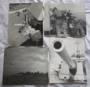 4 Royal Navy Naval Photographs Eastern Fleet 1944 Japan Nicobar Islands - Picture 1 of 10