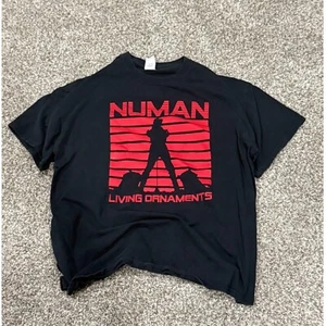 Gildan Gary Numan Living Ornaments Graphic Tee Band T-Shirt Black XL - Picture 1 of 3