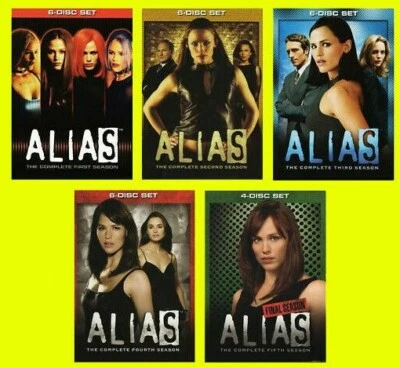 Alias Seasons 1-5 DVD Sets The Complete Series 1 2 3 4 5 NEW Jennifer Garner - Image 1 of 4