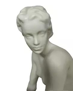 Rosenthal Figurine Porcelain Figurine Art Deco Fritz Klimsch The Squatting Display Piece - Picture 1 of 13
