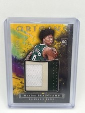 MarJon Beauchamp 2022-23 PANINI Origins Rookie Jumbo Jerseys #JJ-MJB Gold 02/10