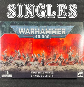 Chaos Cultists Singles Space Marines Warhammer 40.000 40k Bits Bitz CSM - Imagen 1 de 11