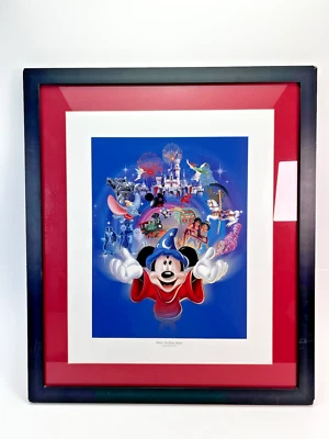 Disney Where The Magic Began Limited Edition 2005 Disneyland Print 16x20" Framed - Image 1 of 4