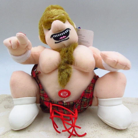 Vintage AUSTIN POWERS ( FAT BASTARD ) Pull My Finger Farting Talking Plush Doll Cover