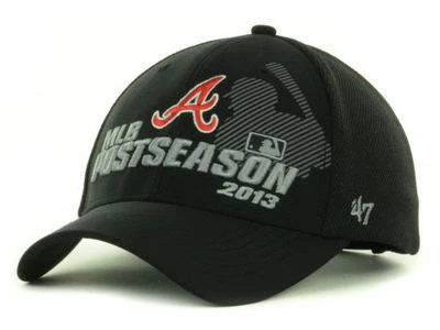 Atlanta Braves MLB Postseason Locker Room 47 Brand Adjustable Hat Cap - Image 1 of 4