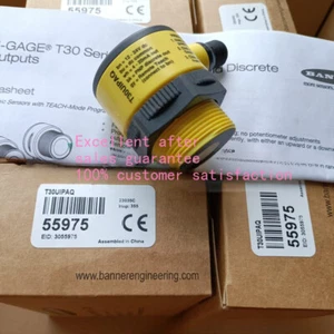 1PZ Nuovo BANNER T30UIPAQ 55975 Sensore ad ultrasuoni Trasporto gratuito - Foto 1 di 3