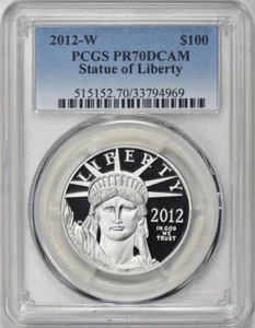 2012-W $100 Platinum Eagle PCGS PR70 THE BEST Price Value $2,000 - Picture 1 of 2