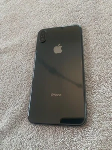 OEM Genuine XS Max back rear housing glass chasis grey (A) - Photo 1 sur 5