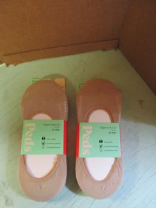 6 PAIR Womens Peds NUDE Super Low Cut CUSHION N0-SHOW Socks 8-12 EXTENDED ER2 - Picture 1 of 4