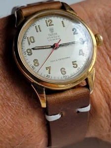 Tudor Oyster Yorke Ref. 4540 Small Rose Gold Filled Cal.59 Ca 1950'S Men's Watch - Picture 1 of 15