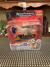 NEW TRANSFORMERS UNIVERSE ROBOTS IN DISGUISE LUGNUTZ MOTORCYCLE W/ KEY 2007