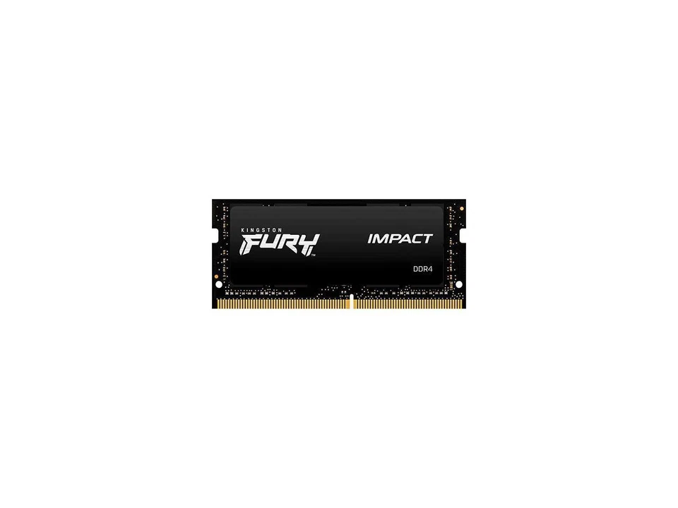 Kingston FURY Impact 32GB (1 x 32GB) 260-pin SO-DIMM DDR4 3200 MHz CL20 Black Me - Image 1 of 1