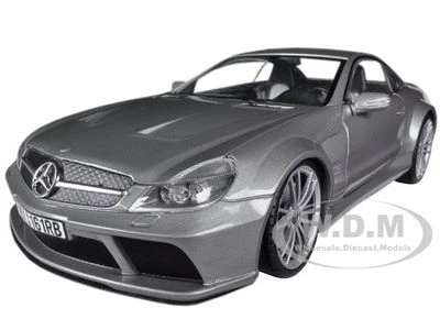 MERCEDES SL65 AMG BLACK SERIES (R230) GREY 1/18 DIECAST MODEL BY MOTORMAX 79161 - Image 1 of 4