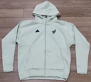 Nuevo con etiquetas Adidas 2024-25 México Para hombres Cremallera Completa Mediana Viaje Sudadera con Capucha Verde $110 - Imagen 1 de 9