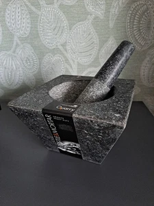MasterClass Quarry Pestle & Mortar Granite Heavy Duty - Picture 1 of 9
