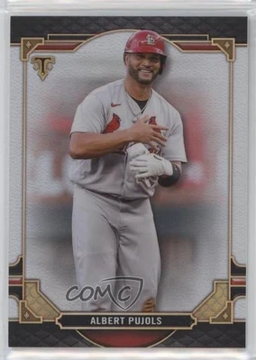 2022 Topps Triple Threads Albert Pujols #71 - Image 1 of 2