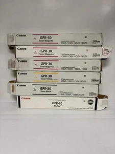6 offene Original Canon iRA C5045,C5051,C5250,C5255 GPR-30MYK Toner (kein Cyan) - Bild 1 von 6