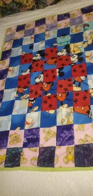 Manta de edredón de trapo hecha a mano para bebé niño pequeño Foto 1 de 4