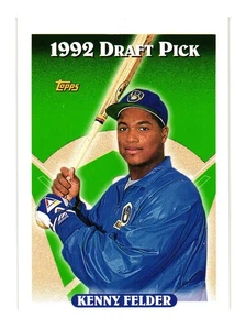 1993 Topps #723 Kenny Felder Milwaukee Brewers - Picture 1 of 2