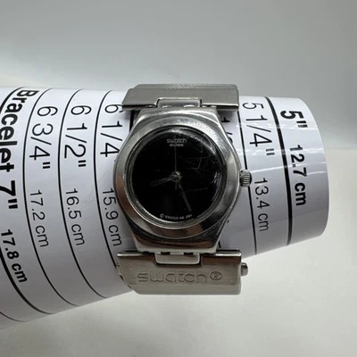 Reloj pulsera vintage de cuarzo para mujer Swatch Irony AG2001 hecho en Suiza - 24 mm Foto 1 de 4