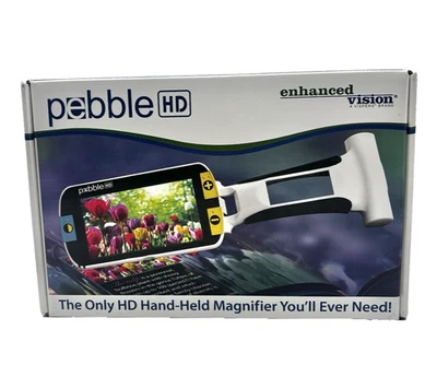 Enhanced Vision Pebble HD Portable Magnifier 4.3" Color Screen 13X * ISSUES READ - Image 1 of 4