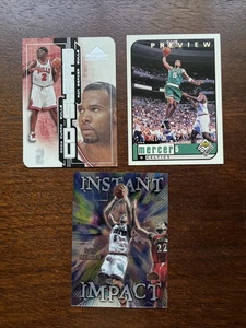 (3) Ron Mercer Card Lot Chrome Impact Upper Deck Preview Fleer Co-Stars - Picture 1 of 7
