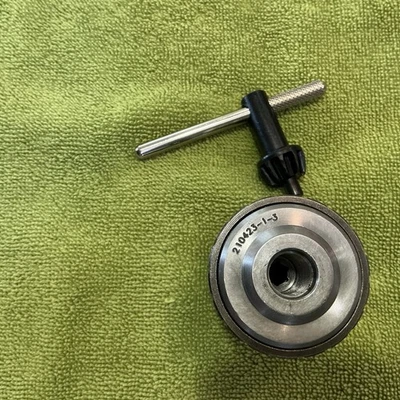 Jacobs No. 33BA drill chuck W/key 5/64-1/2" capacity 1/2"-20 thd arbor - Image 1 of 4