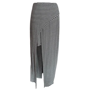 Womens Lovesick Striped Tiered Pull-On Maxi Skirt - Sz 0X - Picture 1 of 1