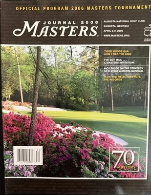 2006 RARE MASTERS JOURNAL; OFFICIAL TOURNAMENT PROGRAM Foto 1 de 4