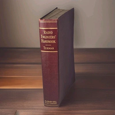 VTG Radio Engineers' Handbook 1st Ed 7th Impression 1943 Terman McGraw-Hill HC - Image 1 of 4