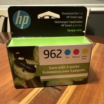 HP 962 Tri-Color Ink Cartridge Exp 08/2026 - Image 1 of 4