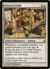 MTG 1x MILITIA'S PRIDE Lorwyn (LP)