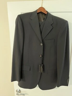 全新 带标签 Corneliani TREND 羊毛西装夹克外套 美国 38L 意大利制造 — 第 1/4 张图片