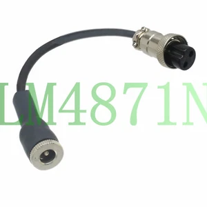 DC Power Charge Supply LED cable Aviation Plug GX16 2pin to 5.5x2.1mm socket 4" - Picture 1 of 2