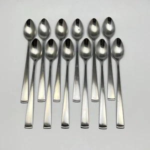 Oneida Ontario 12Pc Iced Tea Spoon Set Stainless Steel 7.5in Korea - Picture 1 of 8